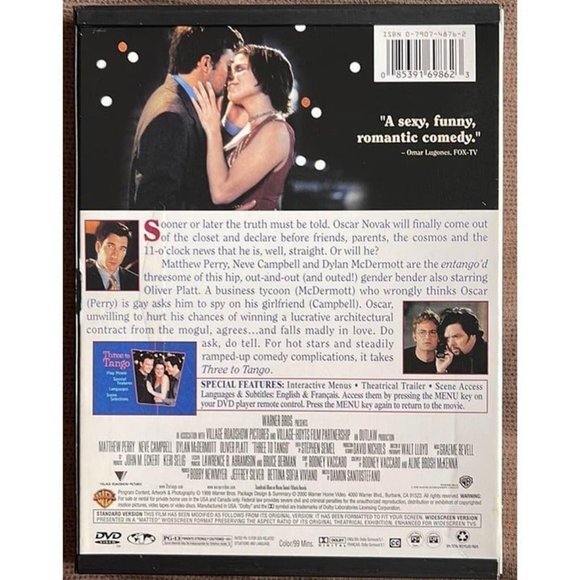 Three to Tango (DVD, Widescreen/Full Screen) - Picture 2 of 4